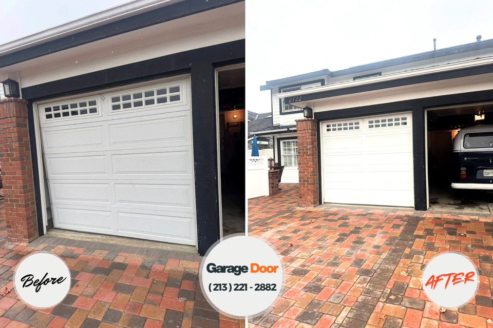Before and after: garage door repair near me St. Clair